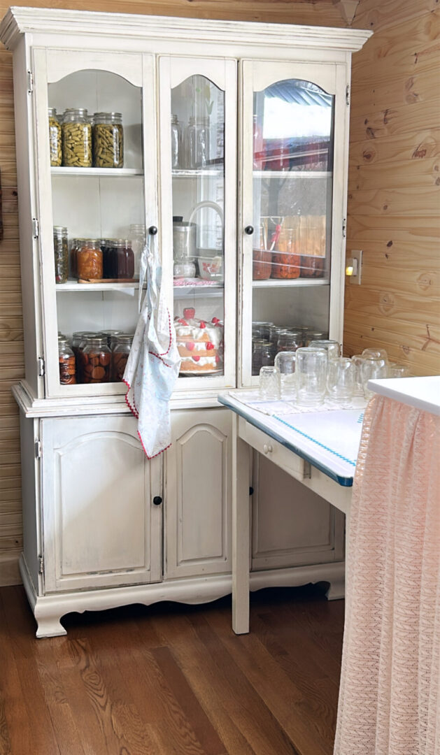 Unfitted Appalachian farmhouse kitchen